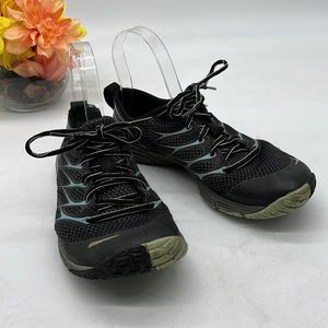 Merrell Black Blue Sneakers Size 7.5. MR2913